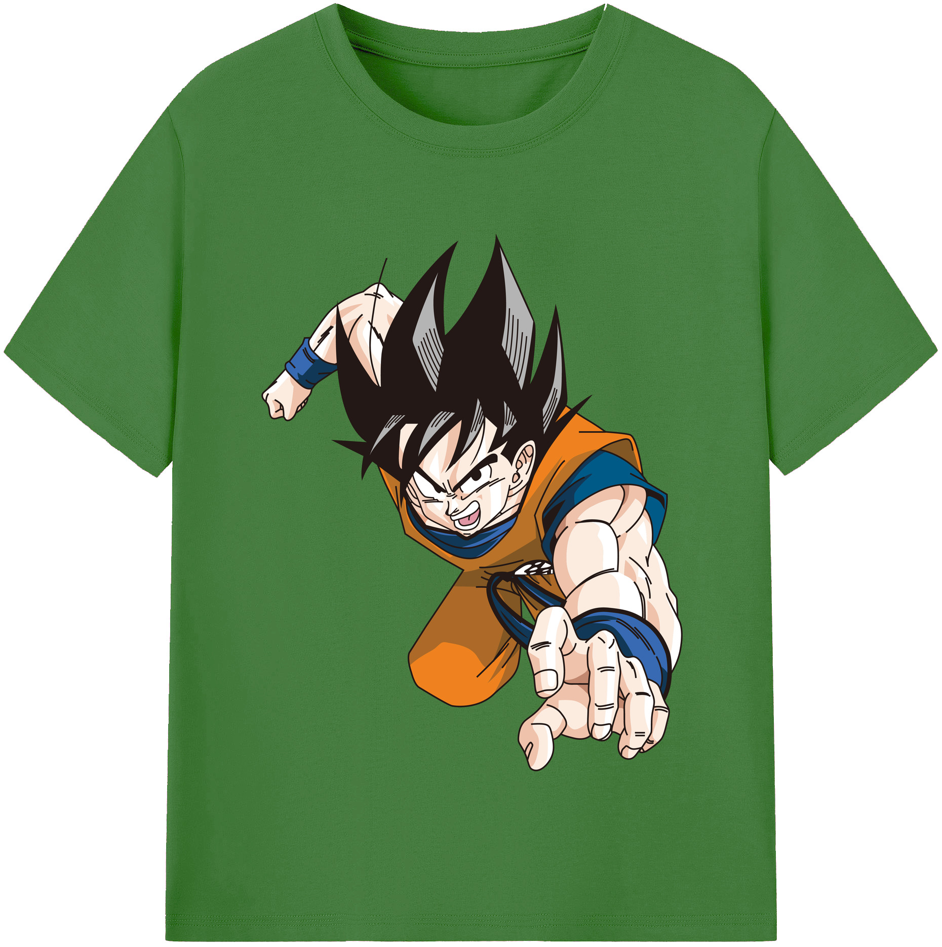 （画像用） ドラゴンボール 孫悟空（そん ごくう）Son Goku カカロット DRAGON BALL Kakarotto レディースカジュアルプリントTシャツ（綿100％）